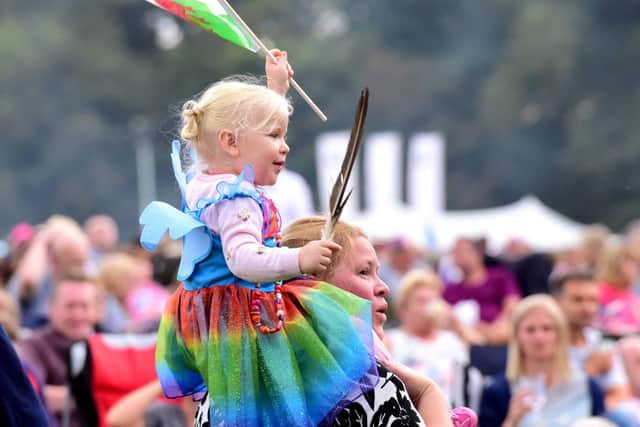 Pictured, a young girl enjoying a previous summer event at Castle Howard. The Proms at the North Yorkshire stately home on the evening of Saturday 21 August, will celebrate it's 30 anniversary this summer.