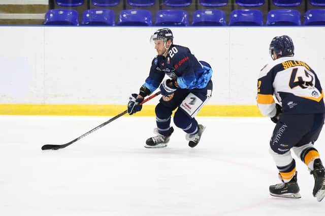 GB captain Jonathan Phillips has joined the Steeldogs' roster for the Spring Cup and will return to Sheffield Steelers for the forthcoming Elite Series. Picture courtesy of Andy Bourke/Podium Prints.