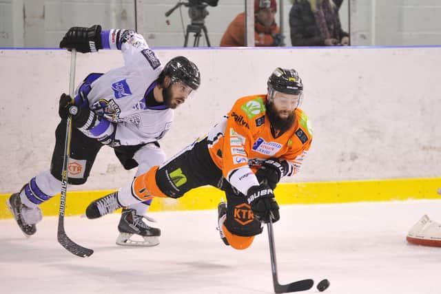 Jason Hewitt is second in the Sheffield Steelers' all-time list for appearances. Picture courtesy of Dean Woolley.