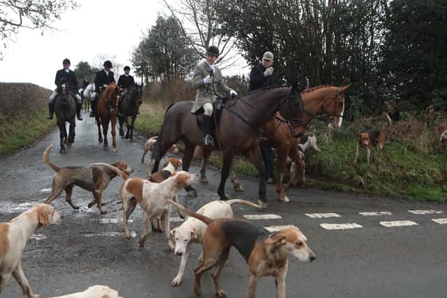 A Boxiong Day hunt in North Yorkshire.