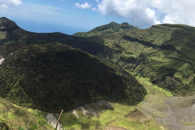 La Soufriere volcano in St Vincent and the Grenadines