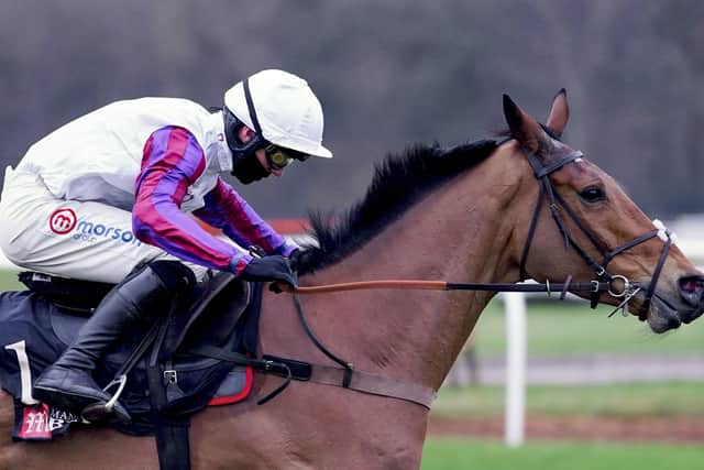 Harry Cobden and Bravesmansgame are amongst the favourites for next week's Ballymore Novices' Hurdle.