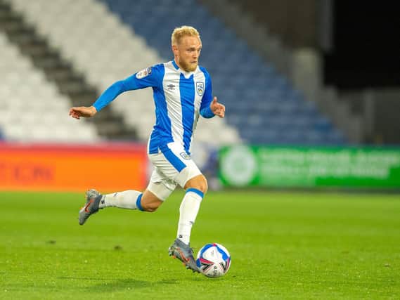 FIT AGAIN: But Huddersfield Town's change of formation could work against Alex Pritchard
