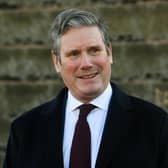 Labour leader Sir Keir Starmer pictured recently in Doncaster