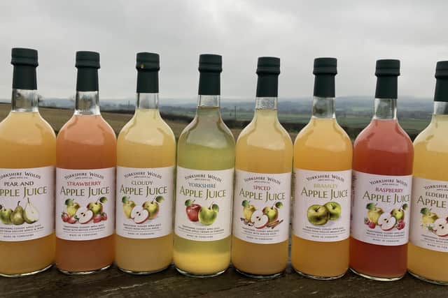 Jon and Jane got together with other Yorkshire producers to bring out a range of juices
