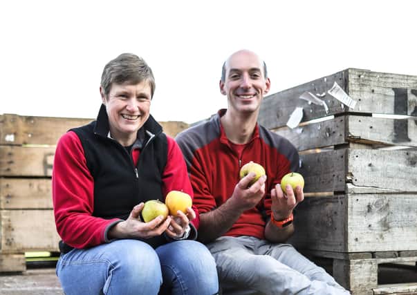 Jane and Jon Birch who run Yorkshire Wolds Apple Company. Picture: Anoif Photography