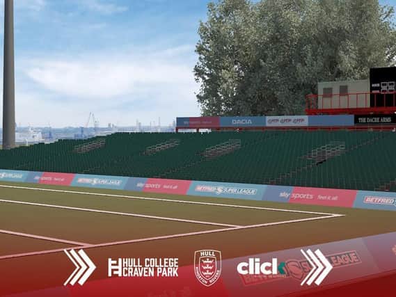 What the new South Stand will look like at Hull KR. (HULL KR)