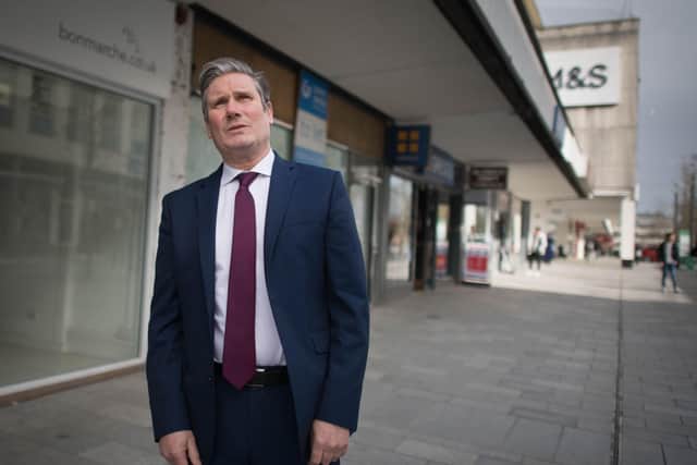 Sir Keir Starmer made NHS pay the key issue when he launched Labour's local elections campaign.