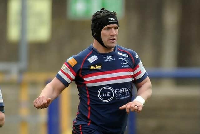 Former Yorkshire Carnegie captain Ryan Burrows is well known to Doncaster coach Steve Boden. Picture: Tony Johnson.