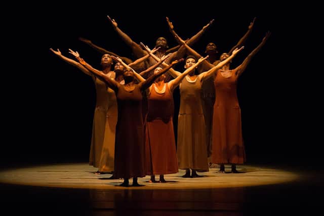 Alvin Ailey American Dance Theater perform Revelations. (Picture: Christopher Duggan).