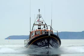 This is Scarborough's lifeboat in action. Photo: RNLI.