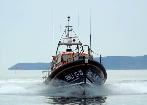 This is Scarborough's lifeboat in action. Photo: RNLI.