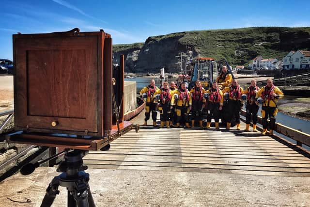 Members of the crew from Staithes and Runswick Bay in June 2017. (Picture: Jack Lowe).