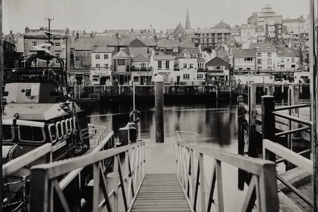 The view from the boathouse doors of Whitby RNLI Lifeboat Station. (Jack Lowe).
