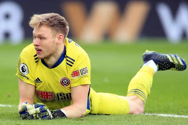 Good show: Without the efforts of Sheffield United goalkeeper Aaron Ramsdale the result could have been worse. Picture: Lindsey Parnaby/PA Wire.