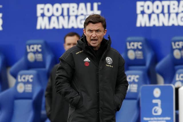 Paul Heckingbottom temporary manager of Sheffield Utd. Picture: Darren Staples/Sportimage