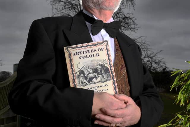 Dr Steve Ward holds his new book, which is out now. Picture: Simon Hulme.