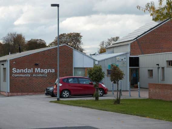Sandal Magna Community Academy on Belle Vue Road in Wakefield.
