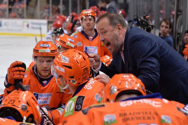FAMILIAR FACE: Former Sheffield Steelers' head coach Paul Thompson also starts his Italy 2 playoff campaign tonight, his Unterland Cavaliers team hosting Valdifiemme.  Picture: Dean Woolley.