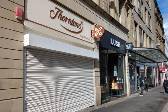 Thorntons on Fargate in Sheffield. Picture: Chris Etchells