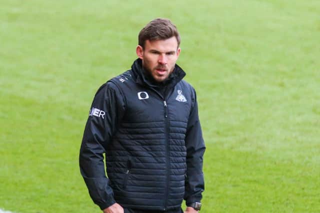 YOU'VE GOT TO ACCENTUATE THE POSITIVE: Doncaster Rovers interim manager Andy Butler is urging his players to blot out all the negativity about their League One promotion hopes. Picture: Isaac Parkin/PA