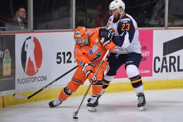 Robert Dowd should be back in a Sheffield Steelers' shirt at some point during the Elite Series. Picture: Dean Woolley.
