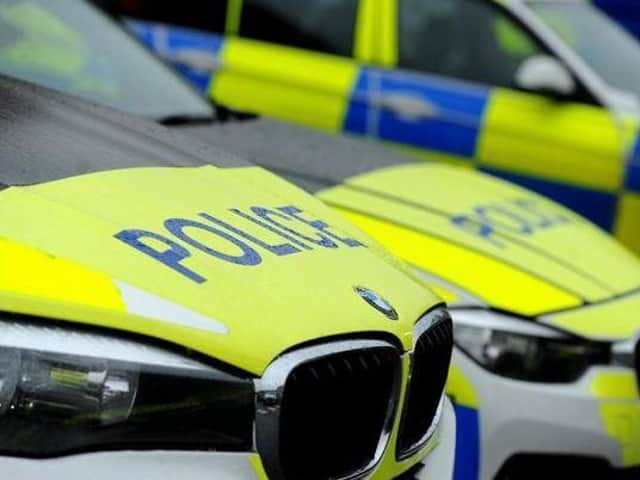 A police officer was injured when approaching a suspicious vehicle in Harrogate