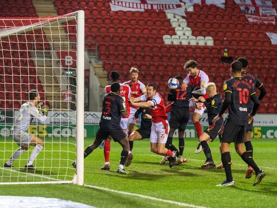 CHANCES: Rotherham United had second-half opportunities to make life uncomfortable for Watford