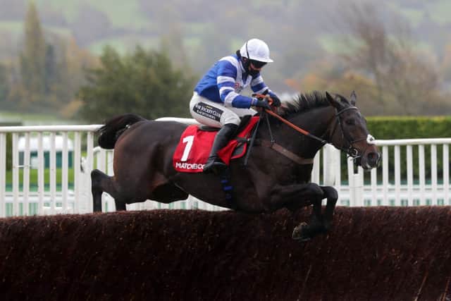 This was Frodon and Bryony Frost winning the 2019 Ryanair Chase at Cheltenham.