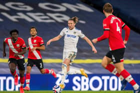 CLOSE CALL-UP: Leeds United's Luke Ayling is on the fringes of the England squad,says Gareth Souhgate. Picture: Bruce Rollinson