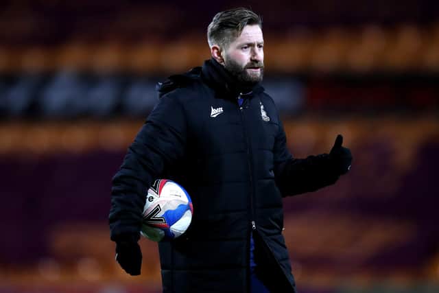 SLIGHT DIP: Bradford City joint-manager, Mark Trueman. Picture: George Wood/Getty Images