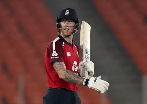 England's Ben Stokes. (Picture: AP Photo/Ajit Solanki)