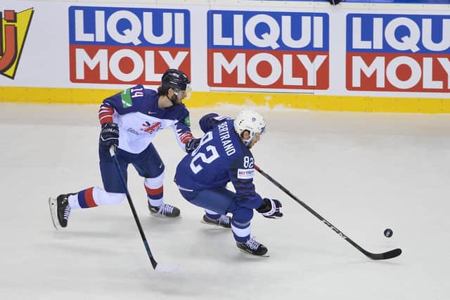 LEADING LIGHT: Liam Kirk, pictured during the 2019 World Championship Group A game against France in Kosice, Slovakia. Picture: Dean Woolley/MB Media/Getty Images