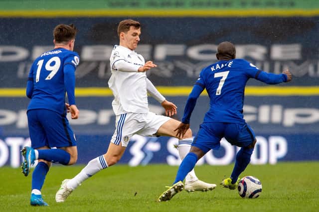 Leeds United and Diego Llorente were impressive in Saturday's drawwith Chelsea.  Picture: Bruce Rollinson