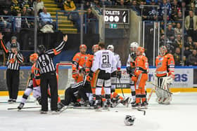 BACKING: Nottingham Panthers and Sheffield Steelers will benefit from £2.3m in funding allocated from the government's Winter Sports Survival Package. Picture courtesy of EIHL Media.
