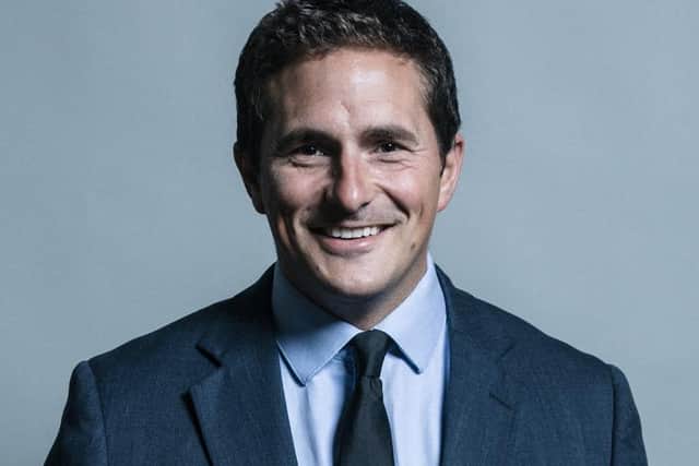 Pictured, MP Johnny Mercer, who is now the minister for veterans, served in the military for 12 years, and his time including three tours of Afghanistan.