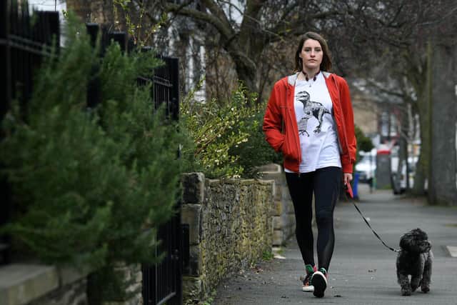 Anti-street harassment campaigner Amber Keegan, who has herself been a victim of assault and harassment from men in public