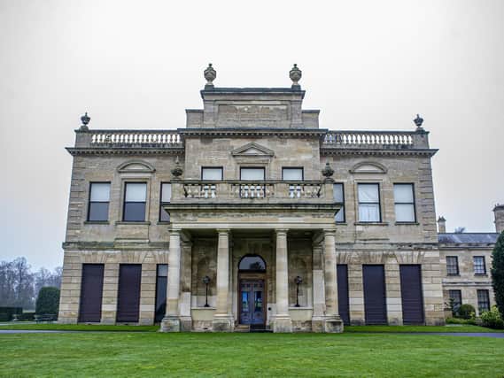 Skimmed milk was used to clean the stone floors at Brodsworth Hall in Yorkshire.