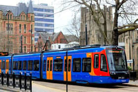 Trams continue to run for key workers in Sheffield city centre as the UK continues in lockdown