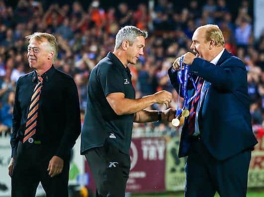 Daryl Powell led Tigers to top spot in Super League four years ago. Picture by Alex Whitehead/SWpix.com.