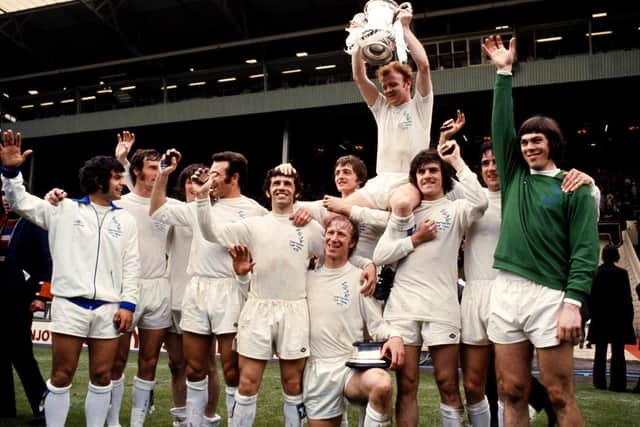 WINNER: Peter Lorimer claimed every domestic honour in his first spell at Leeds United
