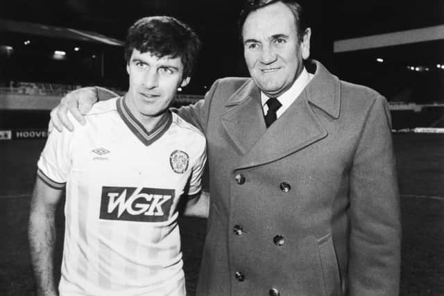 PARTNERSHIP: Peter Lorimer's success was synonymous with his Leeds United manager Don Revie