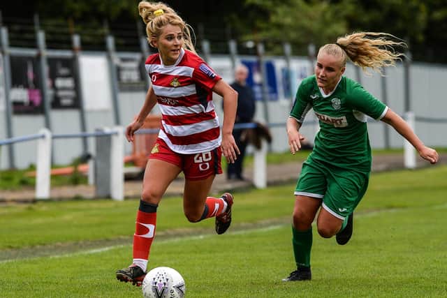 DOncaster Rovers Belles' Sophie Scargill in action (Picture: Heather King/Club Doncaster)