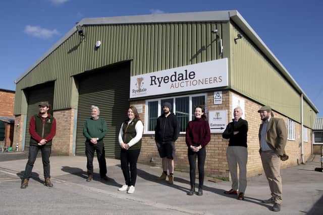 Antiques expert Angus, far right, and the rest of team at Ryedale Auctioneers in Kirkbymoorside