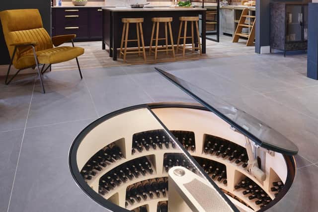 You can create a wine cellar under your kitchen...if you have the cash.