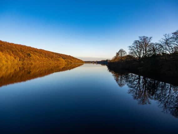 Lindley Wood Reservoir belonging to Yorkshire Water.