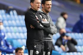 MIXED EMOTIONS: Paul Heckingbottom, pictured with assistant Jason Tindall (right)