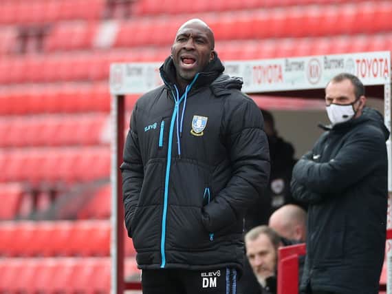 Sheffield Wednesday head coach Darren Moore pictured at Oakwell. Picture: PA.