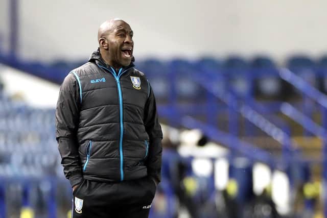 In charge: Sheffield Wednesday manager Darren Moore.