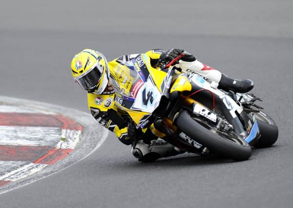 Back on his bike: Dan Linfoot. Picture: Alex Burstow/Getty Images